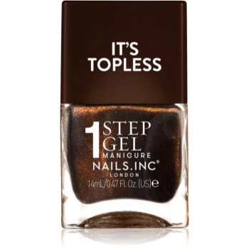 Nails Inc. It’s Topless lac de unghii sub forma de gel pentru un efect de lunga durata - imagine 2